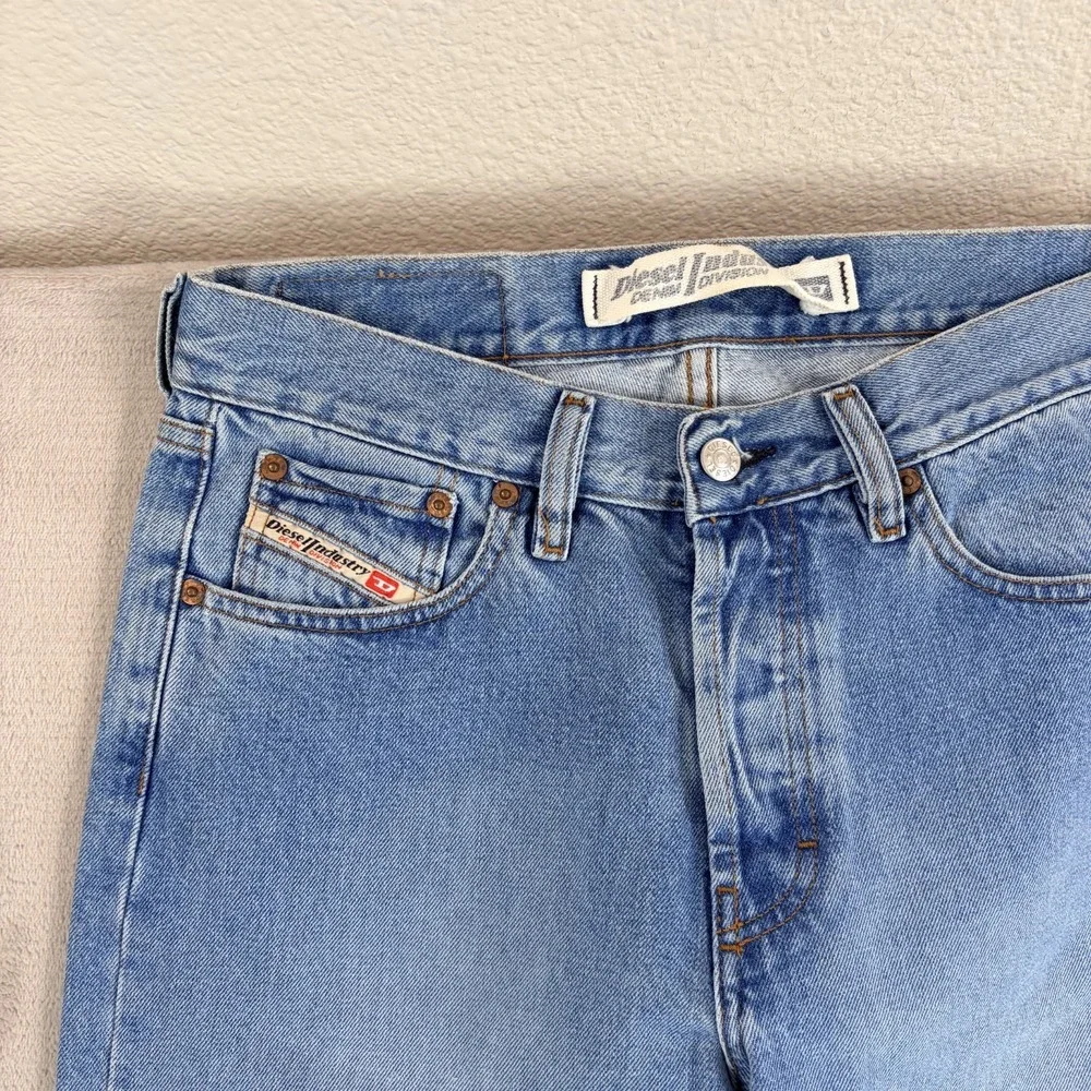 Diesel Kulter Straight Leg Jeans in Blue Men 30x34 Button Fly Made in‎ Italy